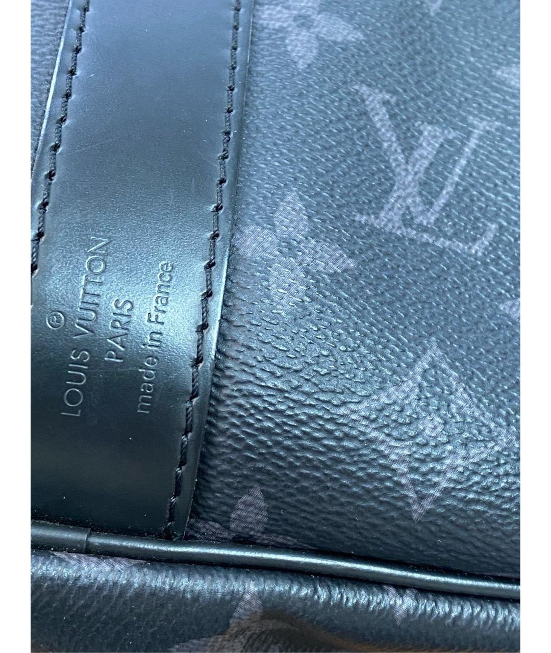 LOUIS VUITTON Голубая дорожная/спортивная сумка из искусственной кожи, фото 4