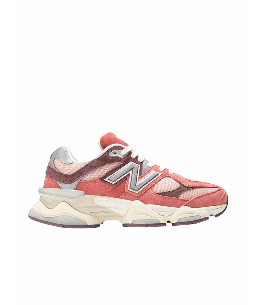 NEW BALANCE Коралловые замшевые кроссовки, фото 1