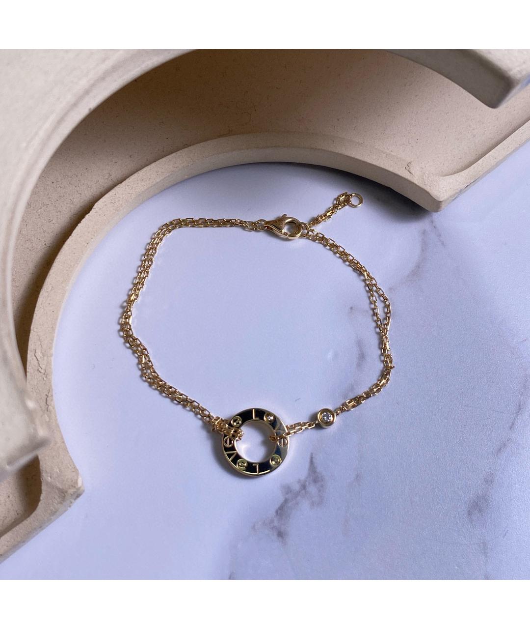 CARTIER Желтый браслет из желтого золота, фото 3