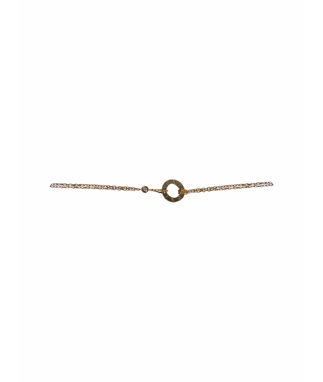 CARTIER Желтый браслет из желтого золота, фото 2