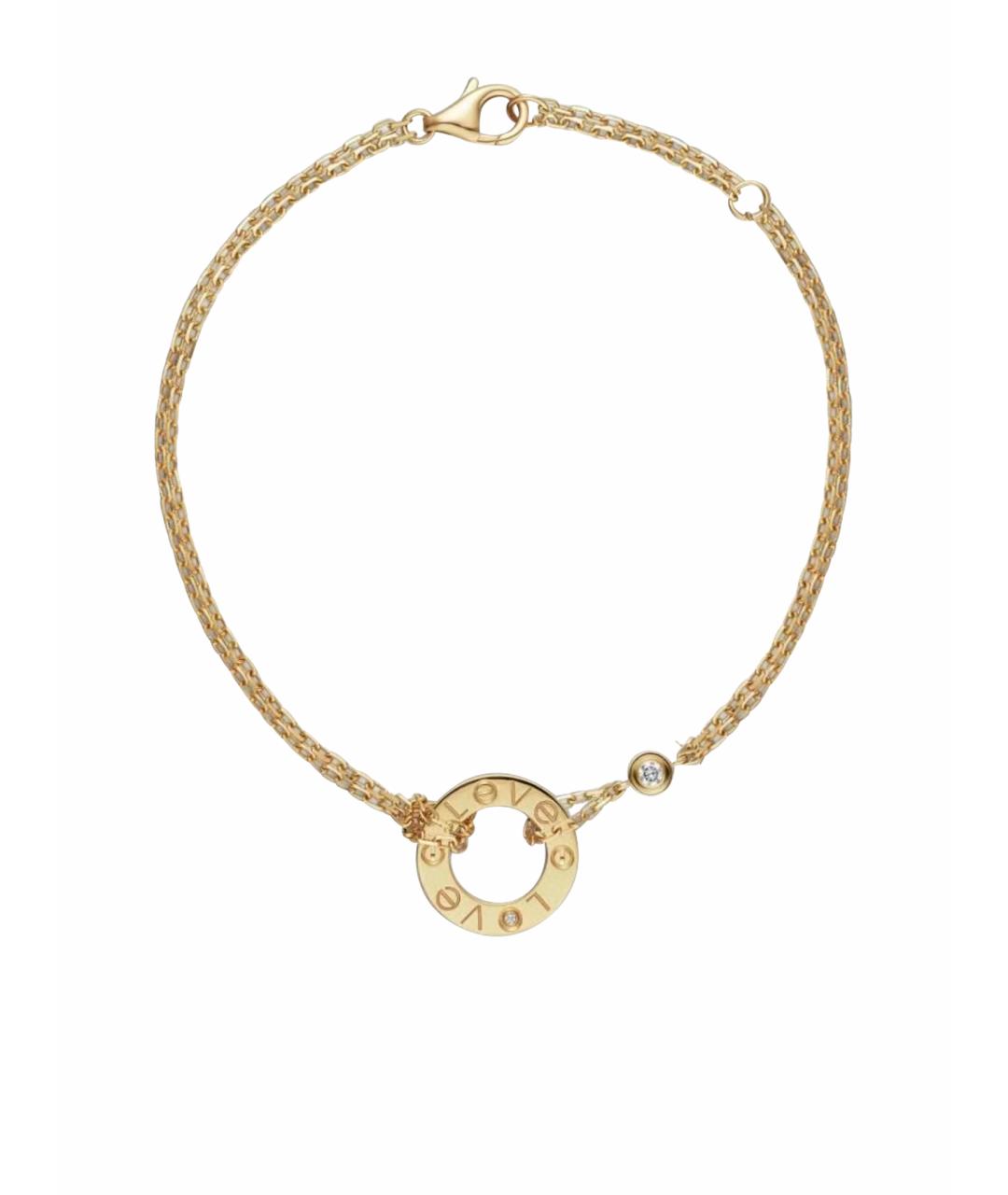 CARTIER Желтый браслет из желтого золота, фото 1