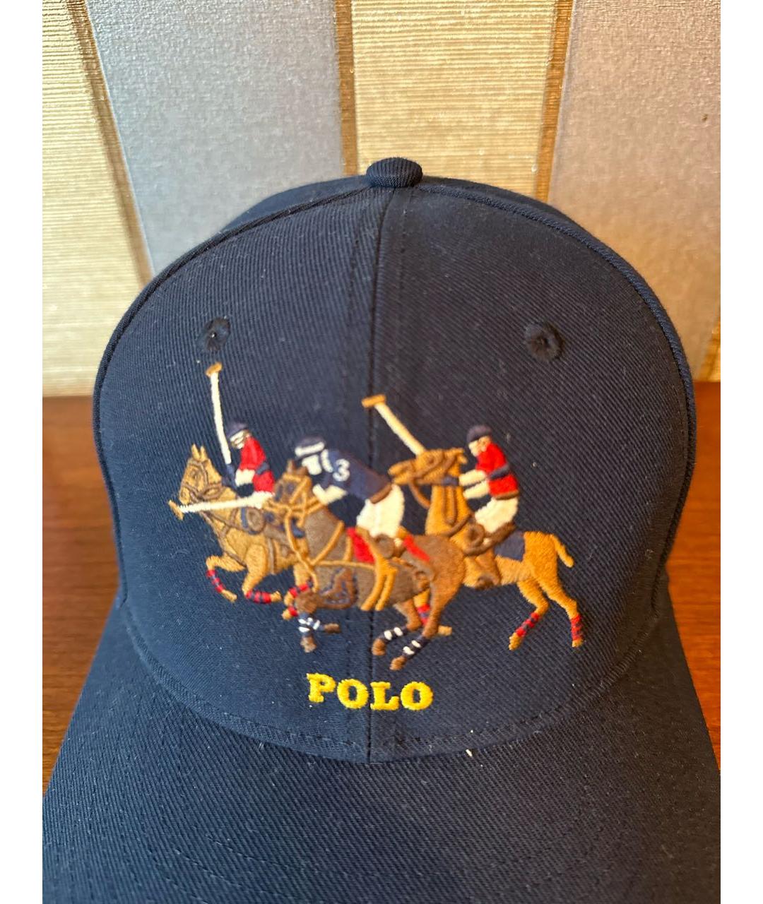 POLO RALPH LAUREN Темно-синяя кепка/бейсболка, фото 7