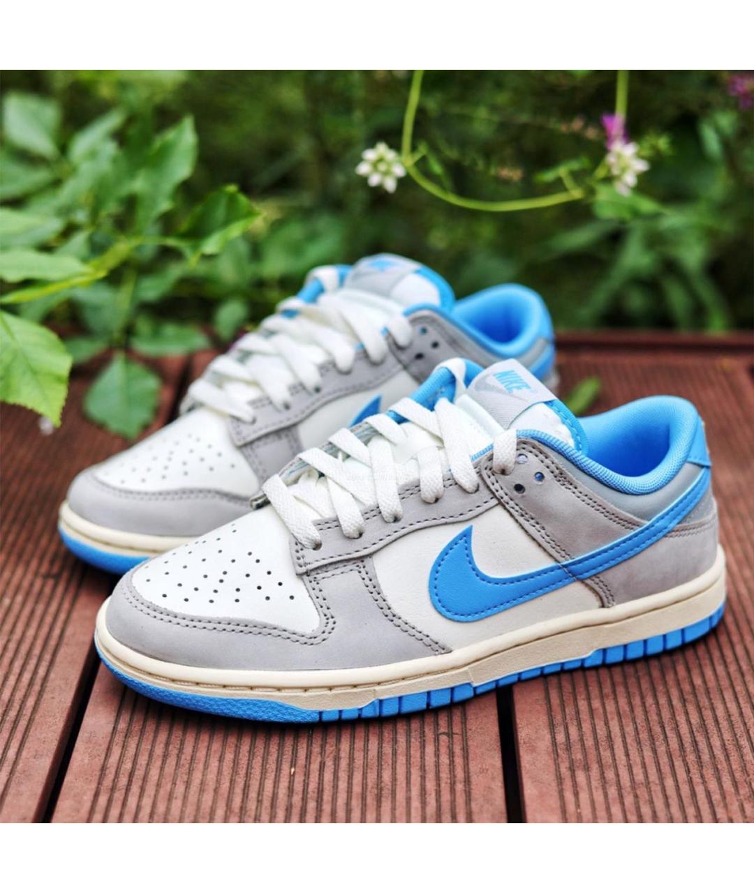 NIKE Голубые кожаные кеды, фото 6