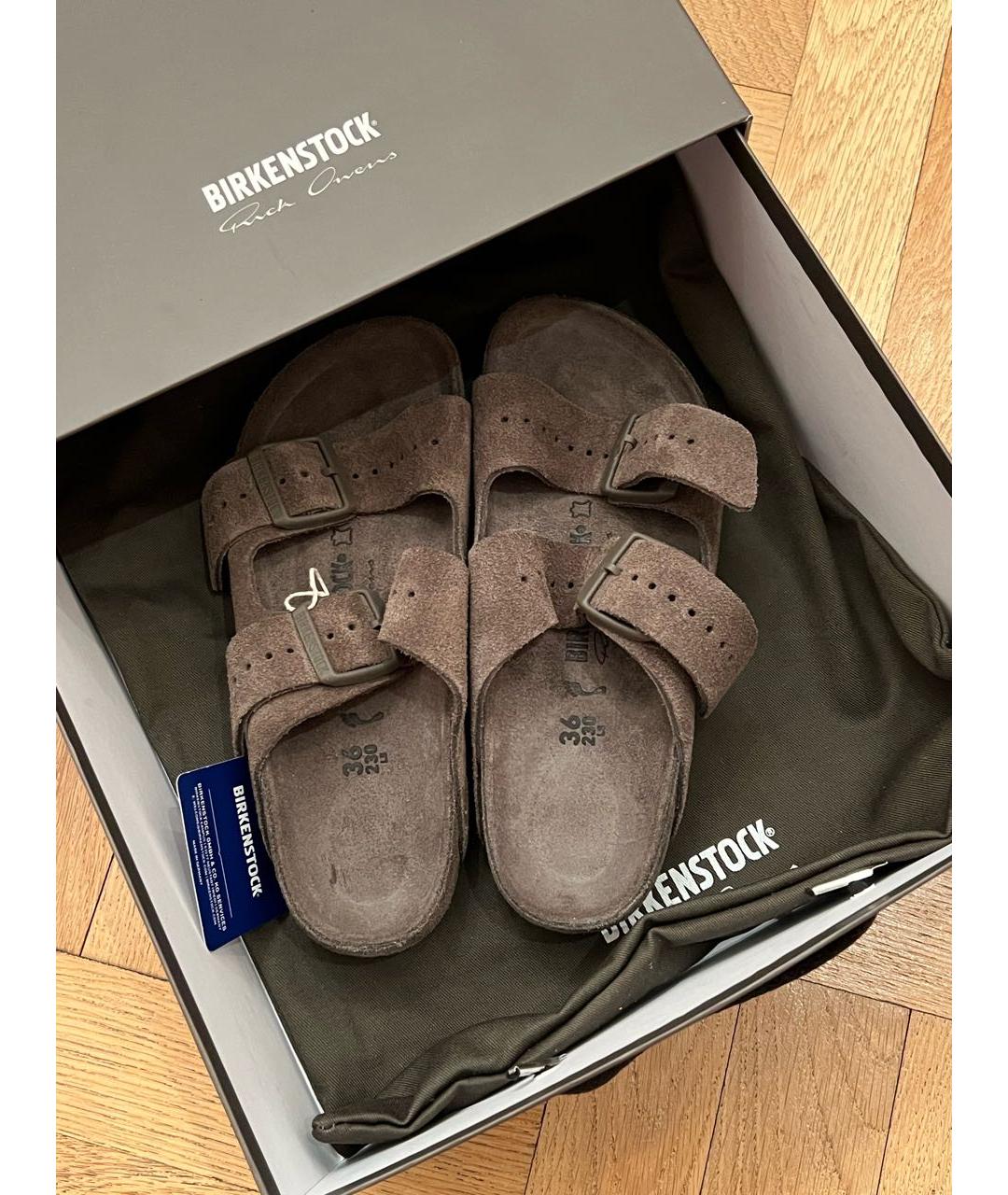 BIRKENSTOCK Замшевые сандалии, фото 4