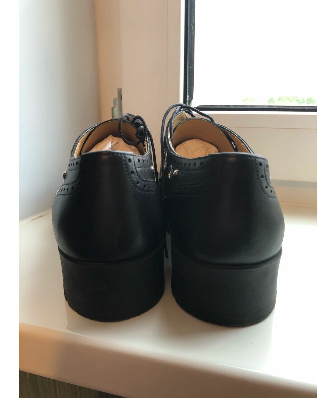HERMES PRE-OWNED Черные кожаные ботинки, фото 4
