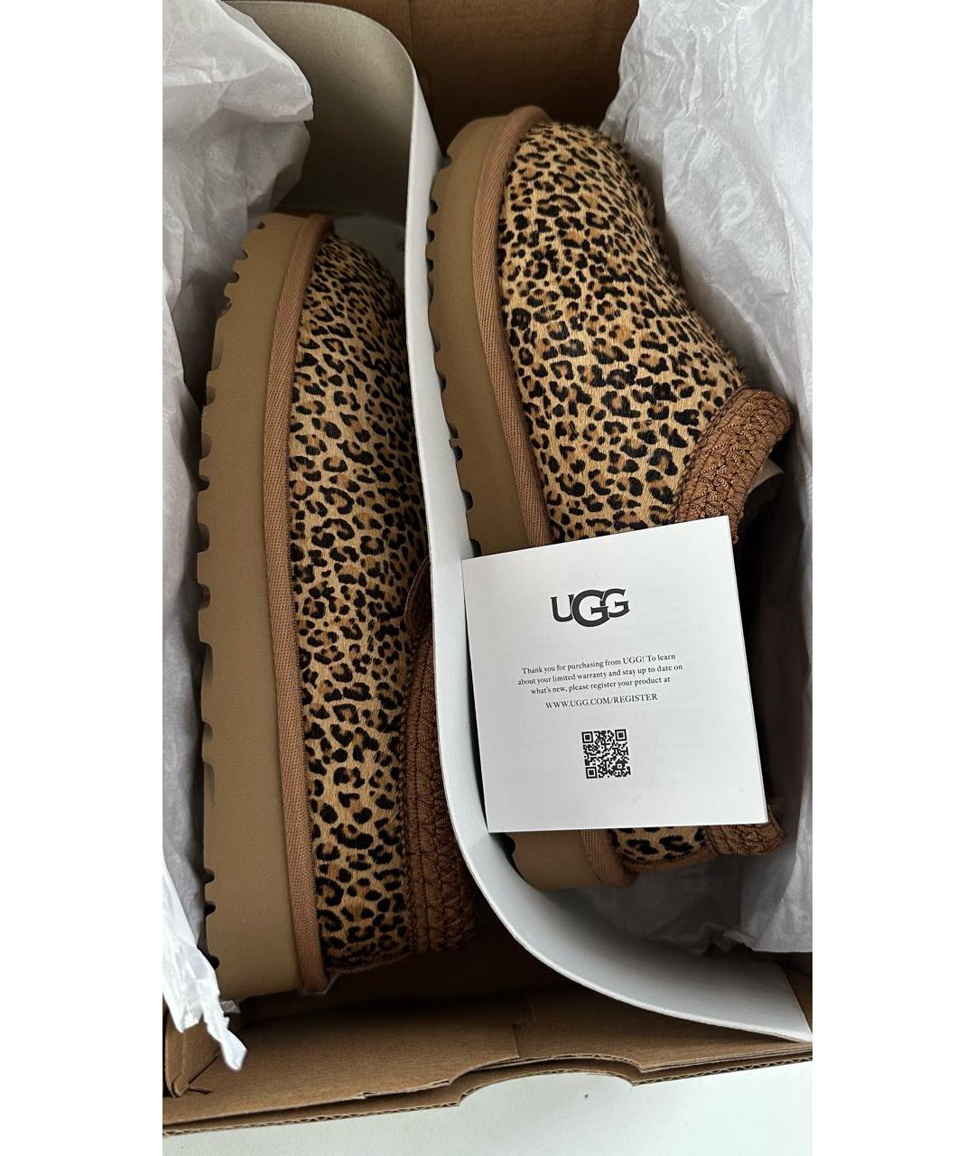 UGG AUSTRALIA Коричневые ботинки, фото 6