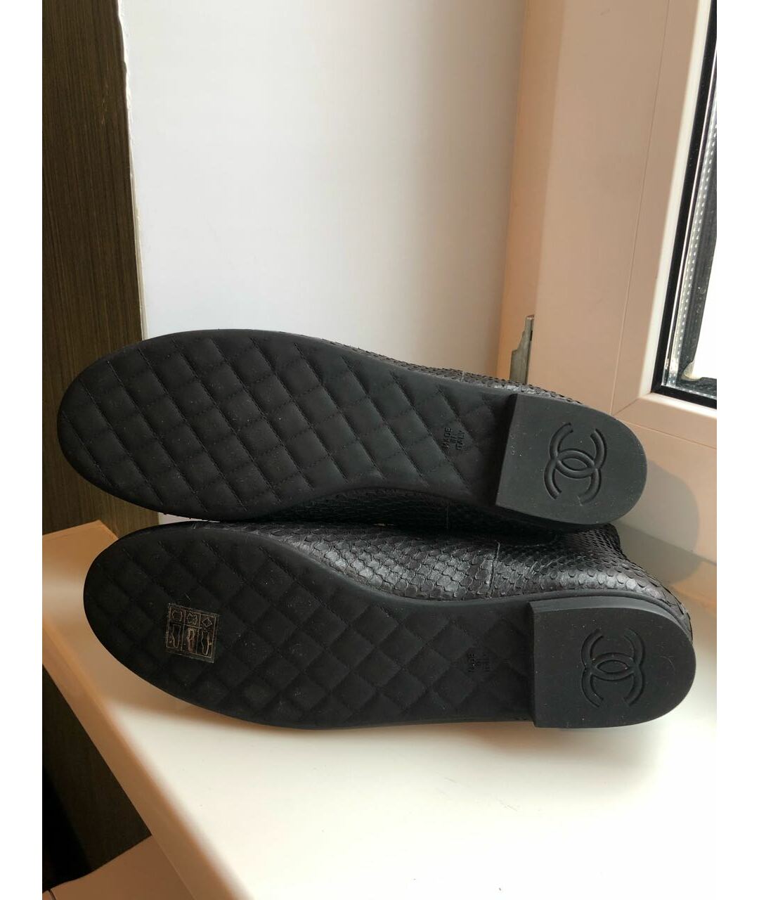 CHANEL PRE-OWNED Черные ботинки из экзотической кожи, фото 6