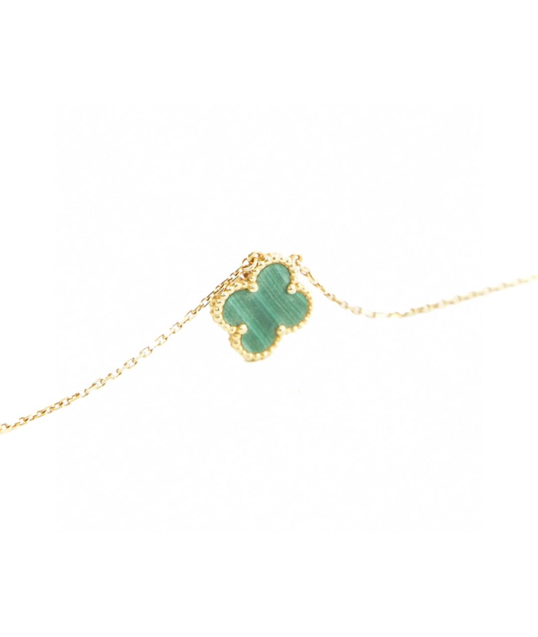 VAN CLEEF & ARPELS Зеленая подвеска из желтого золота, фото 4