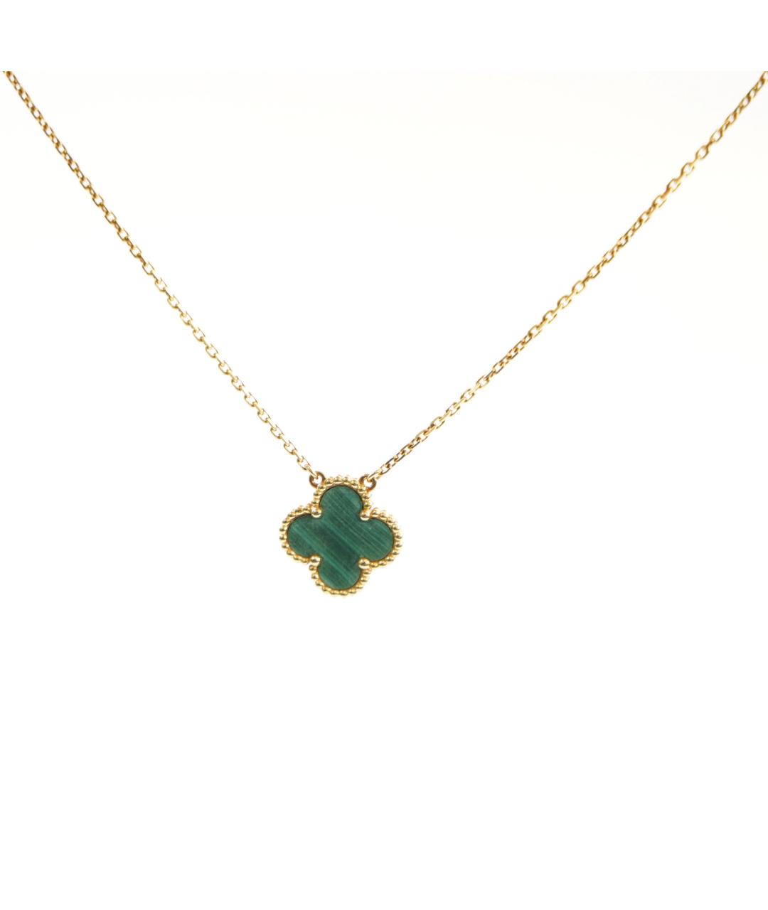 VAN CLEEF & ARPELS Зеленая подвеска из желтого золота, фото 3