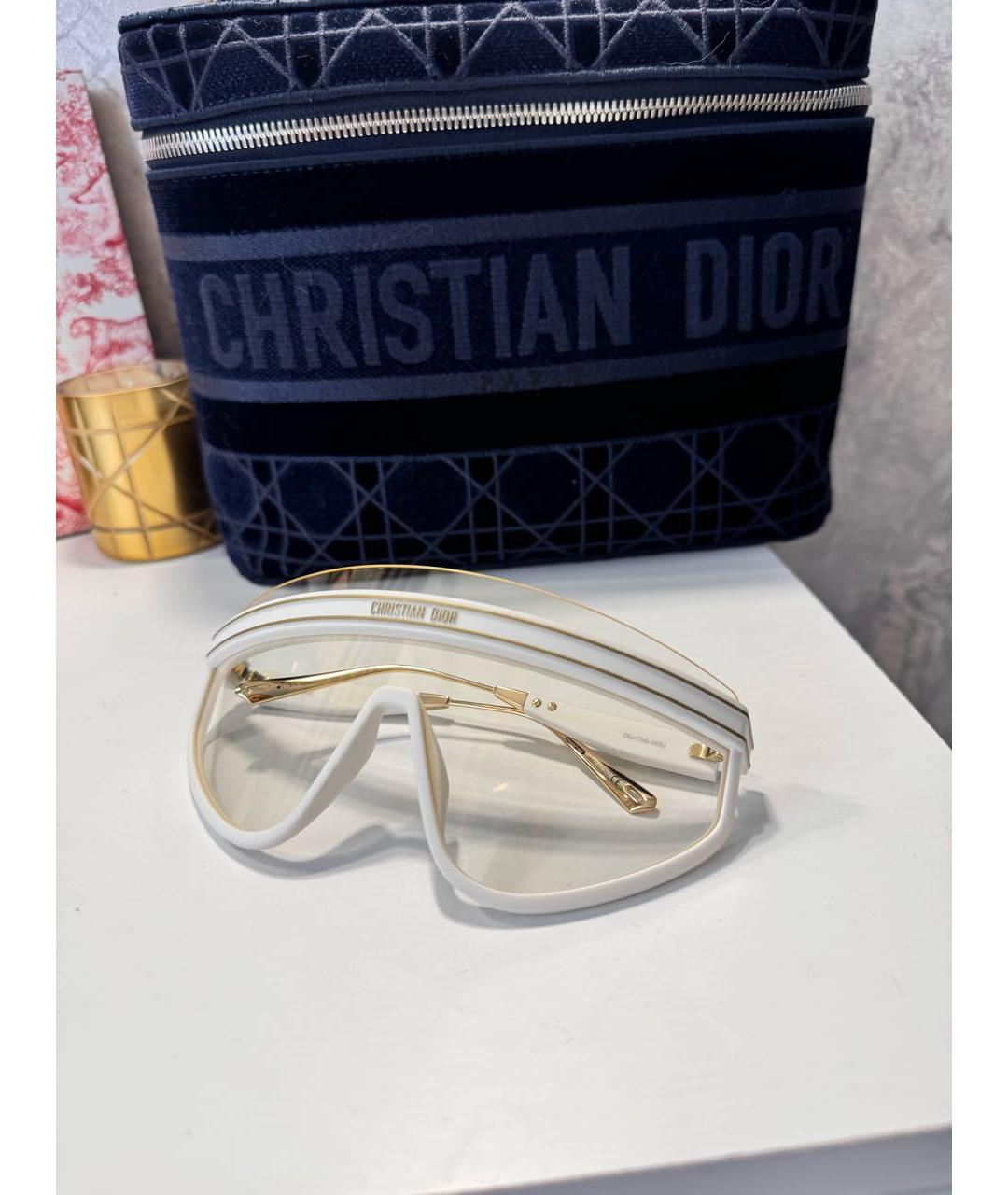 CHRISTIAN DIOR Мульти пластиковые солнцезащитные очки, фото 4