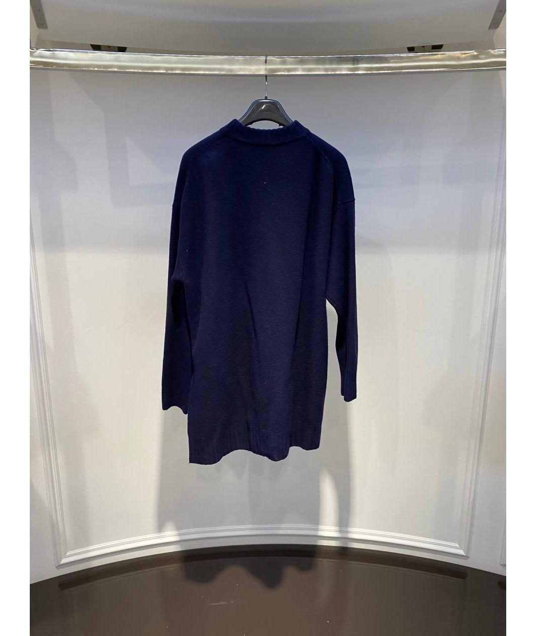 JIL SANDER Темно-синий джемпер / свитер, фото 2