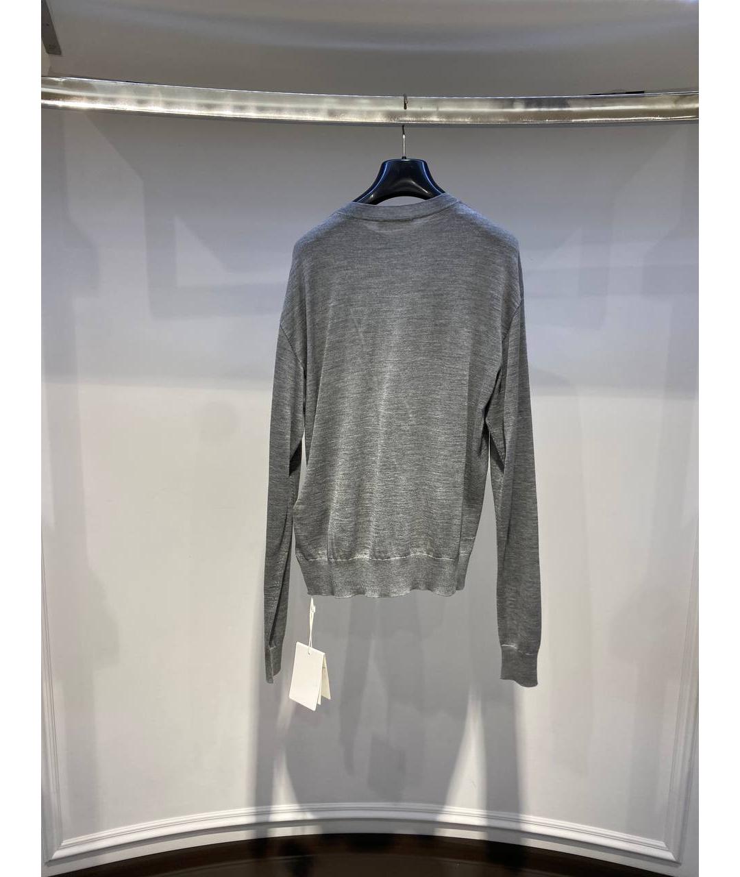 JIL SANDER Серый джемпер / свитер, фото 2