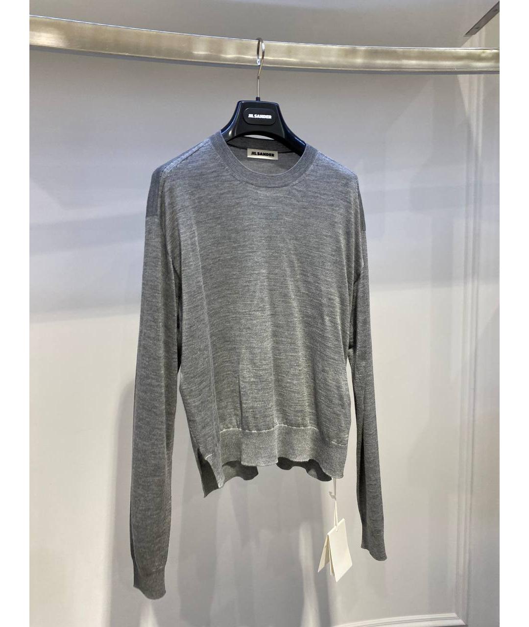 JIL SANDER Серый джемпер / свитер, фото 3