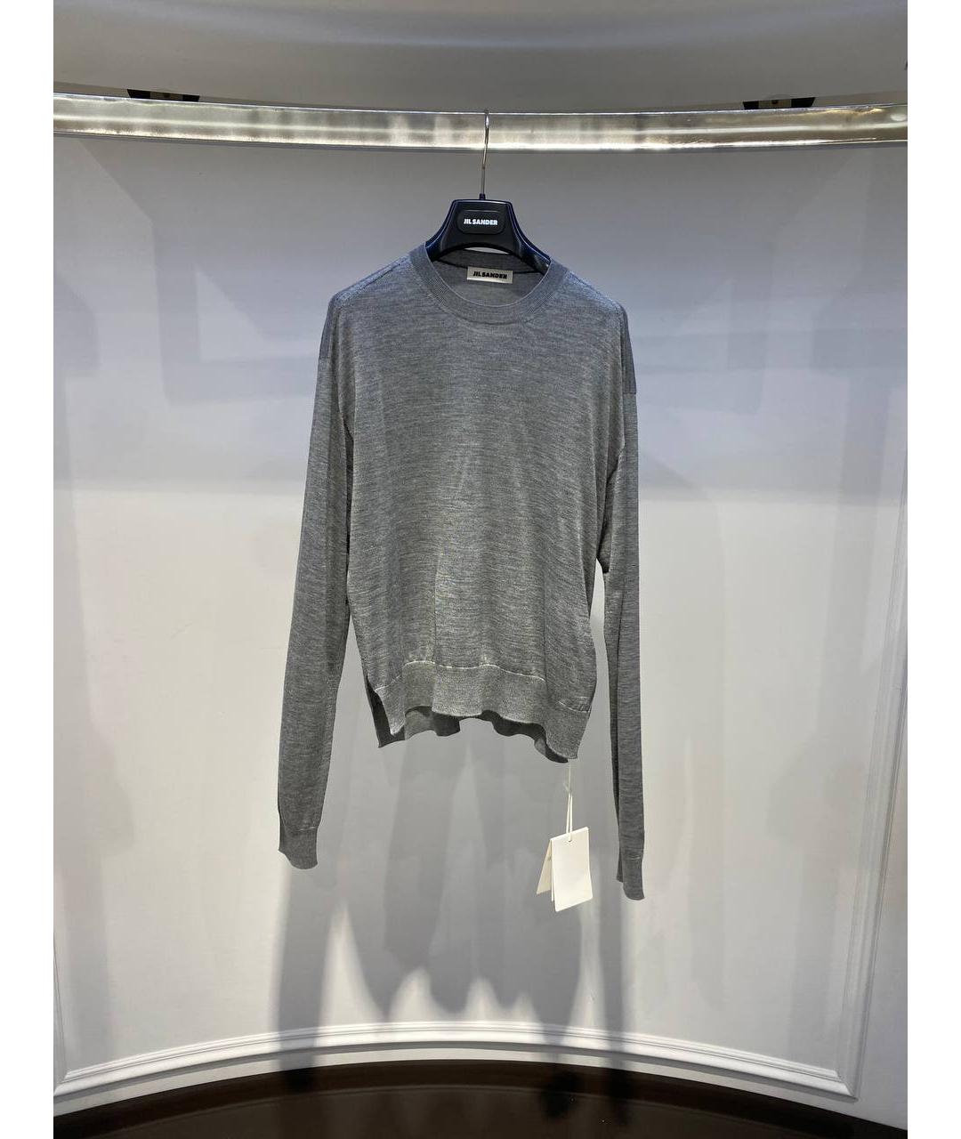JIL SANDER Серый джемпер / свитер, фото 4