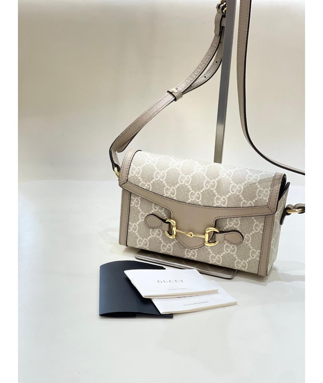 GUCCI Бежевая сумка через плечо, фото 7