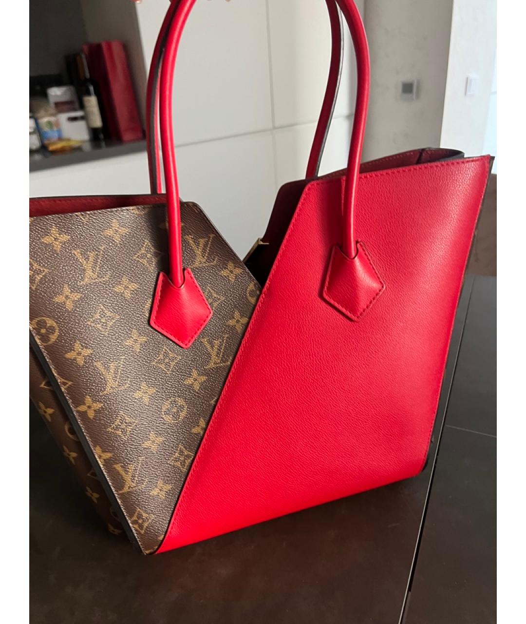 LOUIS VUITTON Красная сумка через плечо, фото 4