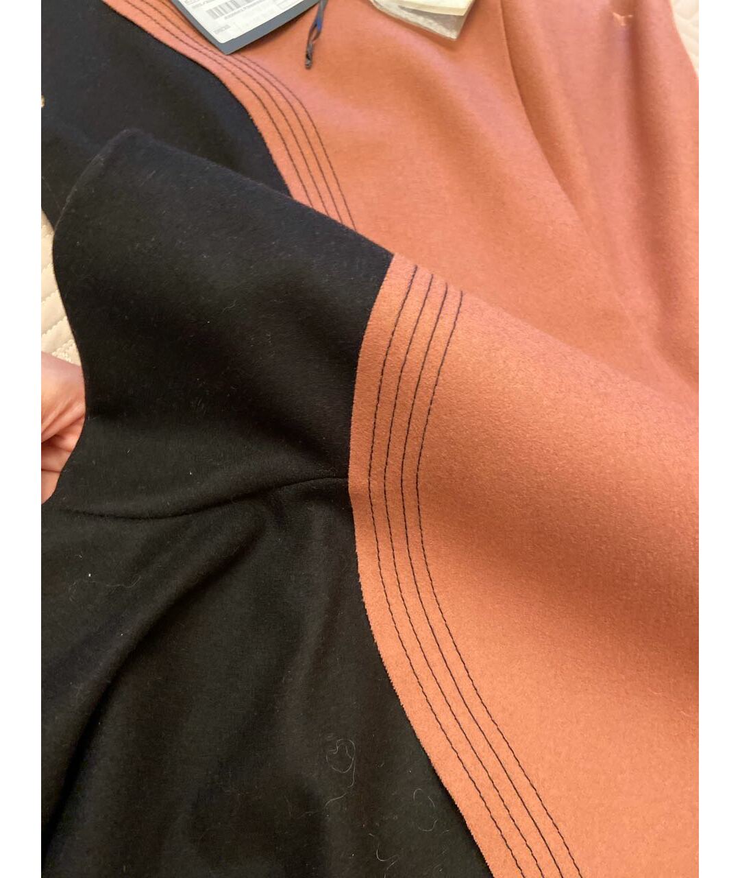 SPORTMAX Оранжевое шерстяное платье, фото 4