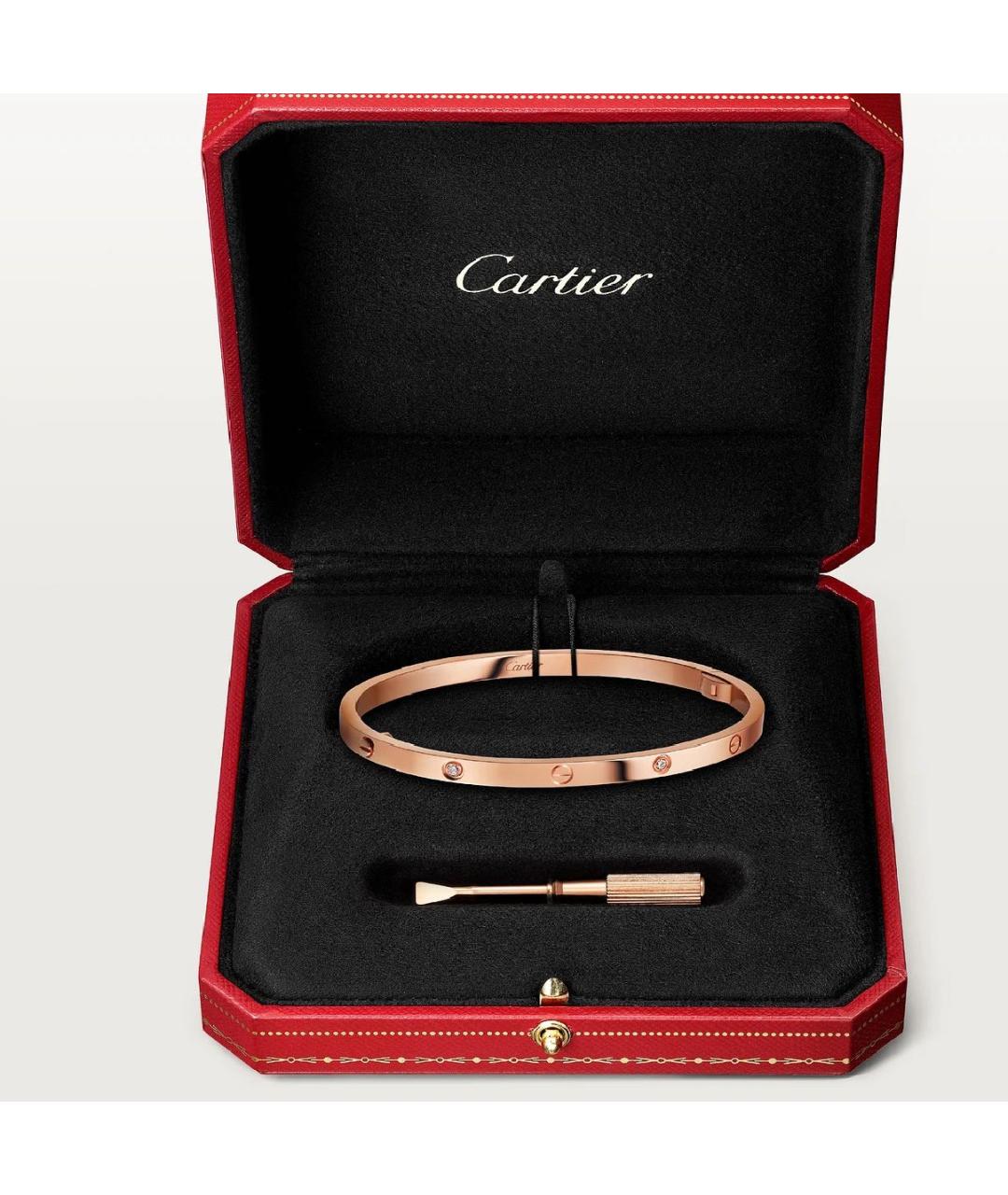 CARTIER Розовый браслет из розового золота, фото 6