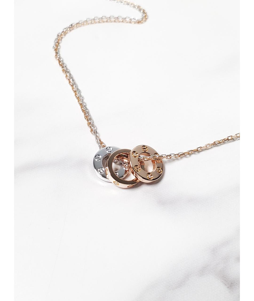 CARTIER Золотое колье из белого золота, фото 3