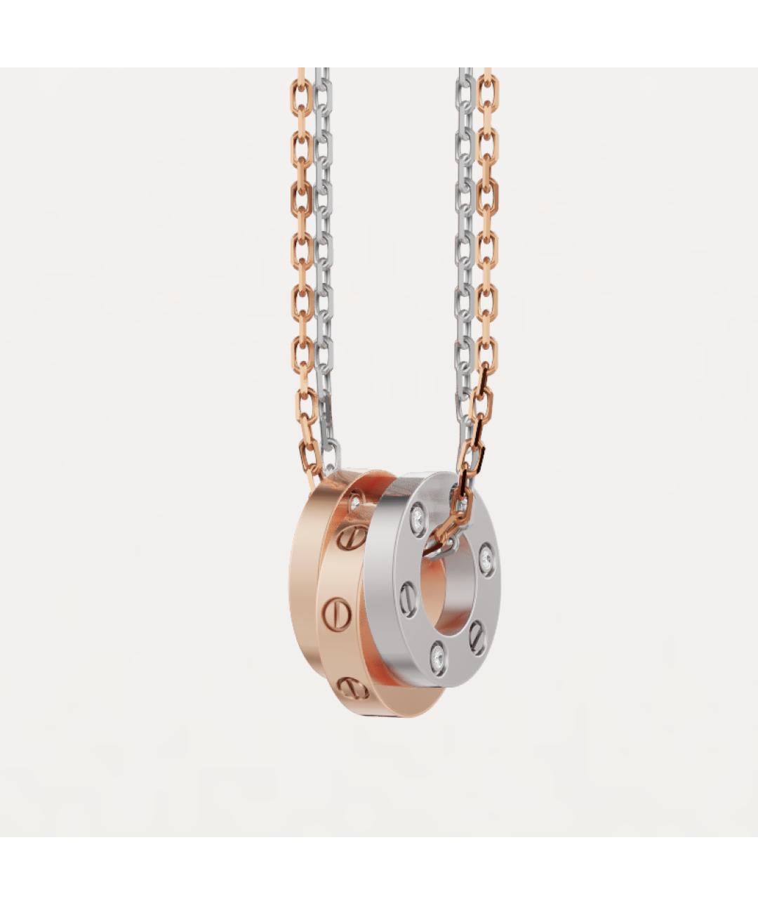 CARTIER Золотое колье из белого золота, фото 7