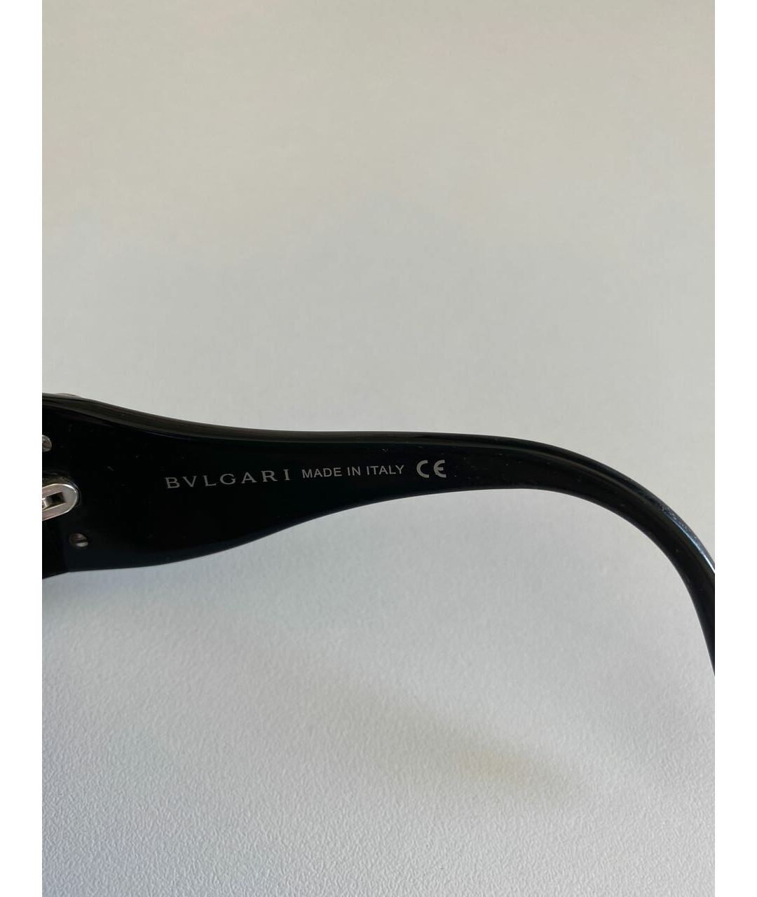 BVLGARI Черные пластиковые солнцезащитные очки, фото 4