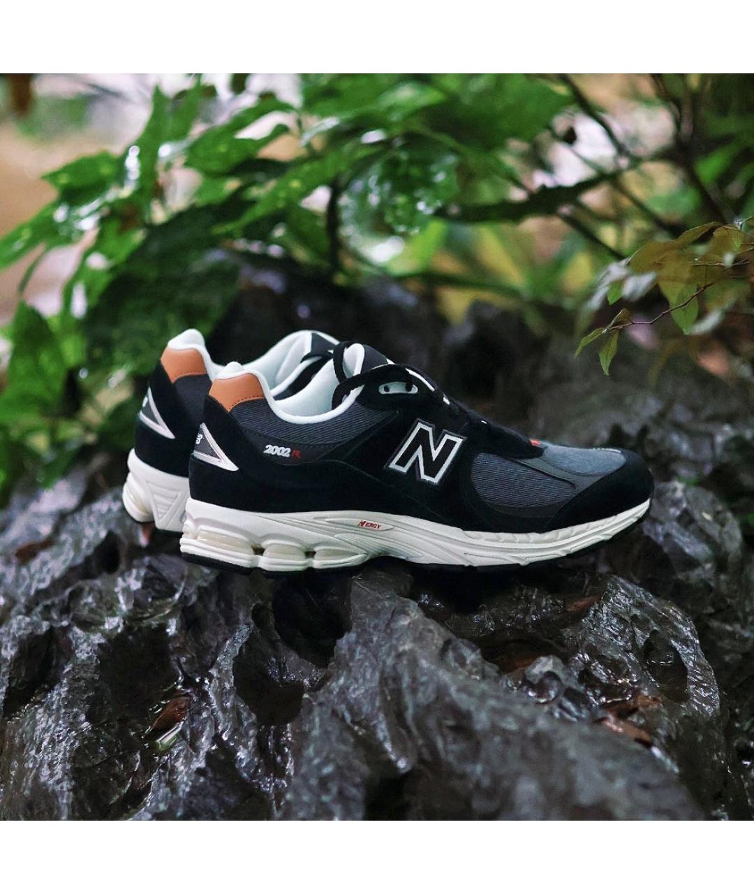 NEW BALANCE Черные замшевые низкие кроссовки / кеды, фото 5