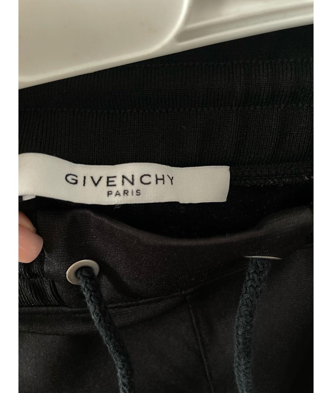 GIVENCHY Черные полиэстеровые спортивные брюки и шорты, фото 5