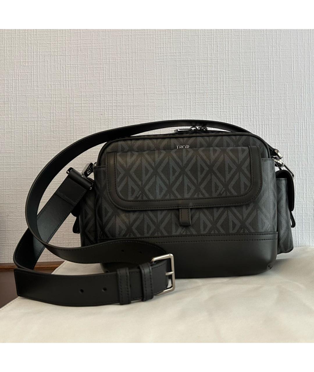 CHRISTIAN DIOR Черная сумка на плечо, фото 6