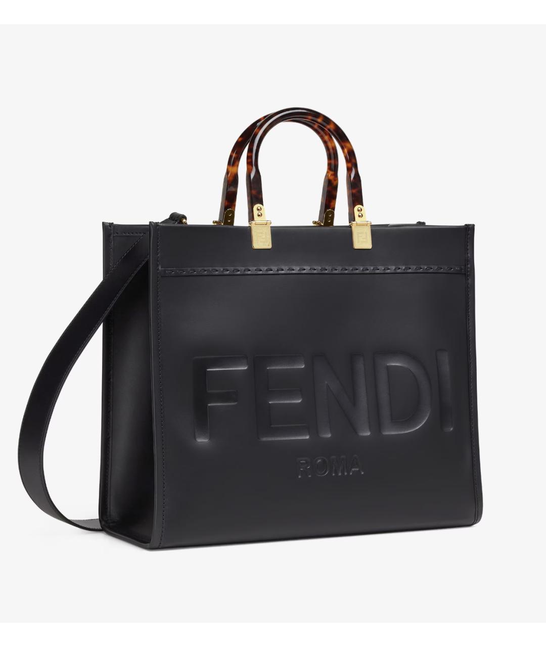 FENDI Черная сумка через плечо, фото 2