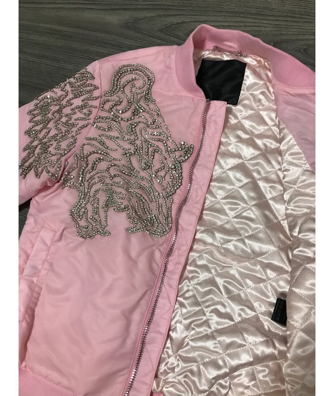 PHILIPP PLEIN Розовая хлопко-эластановая куртка, фото 6
