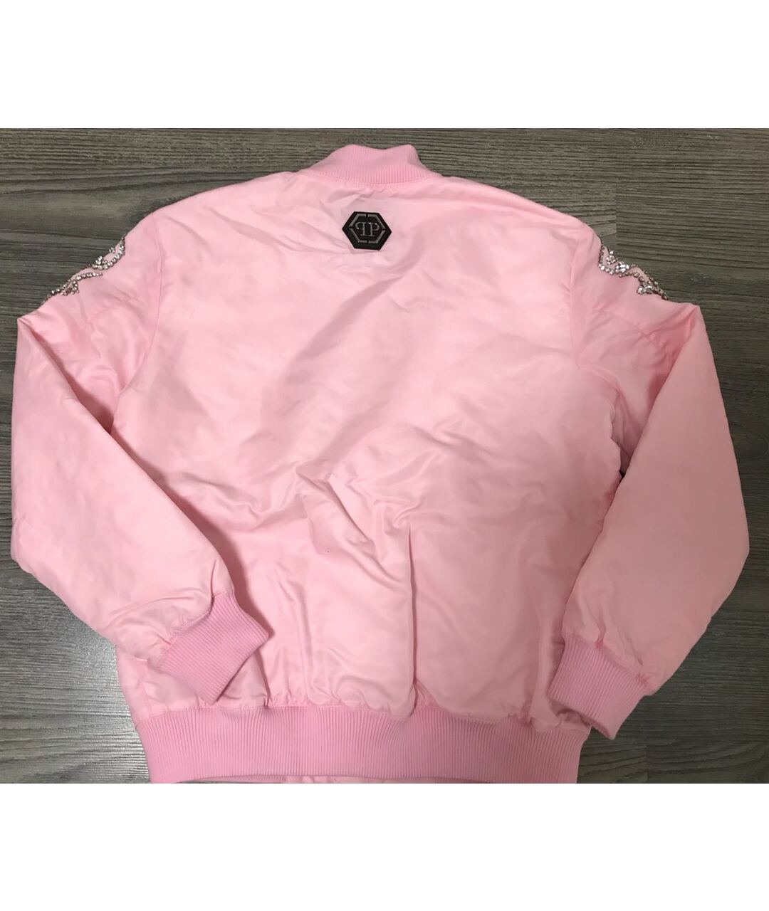 PHILIPP PLEIN Розовая хлопко-эластановая куртка, фото 2