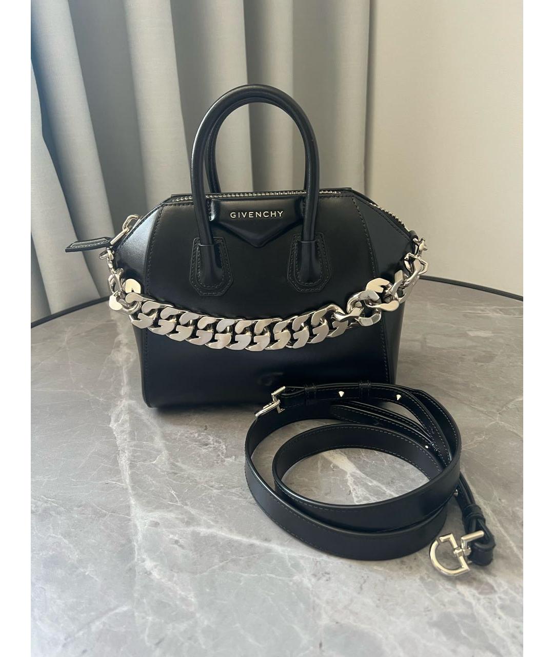 GIVENCHY Черная сумка с короткими ручками, фото 8