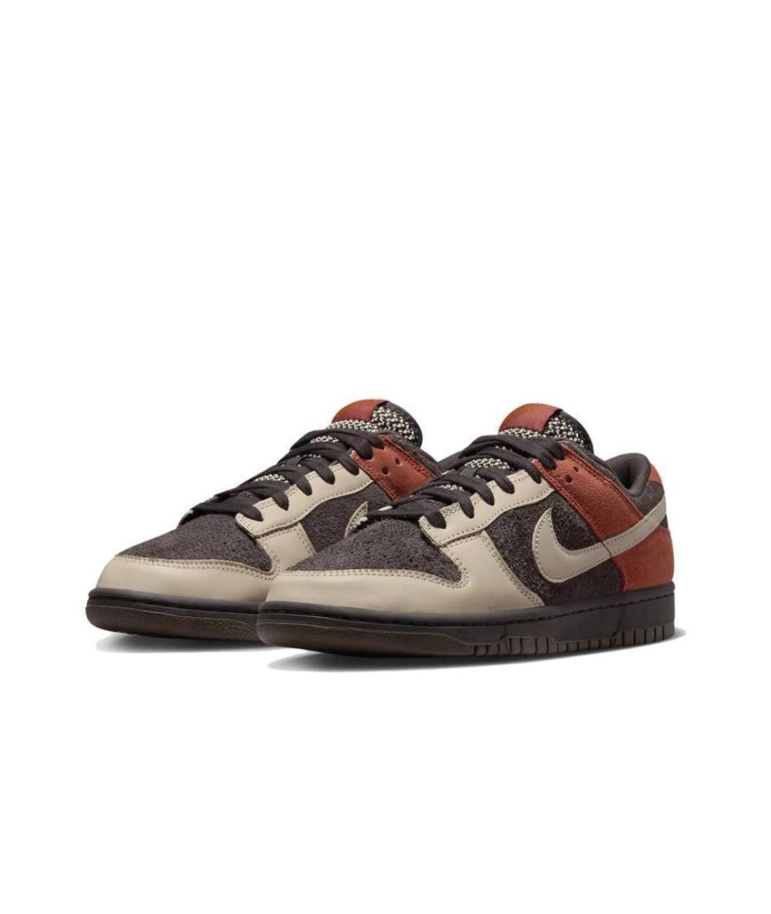 NIKE Красные низкие кроссовки / кеды, фото 3