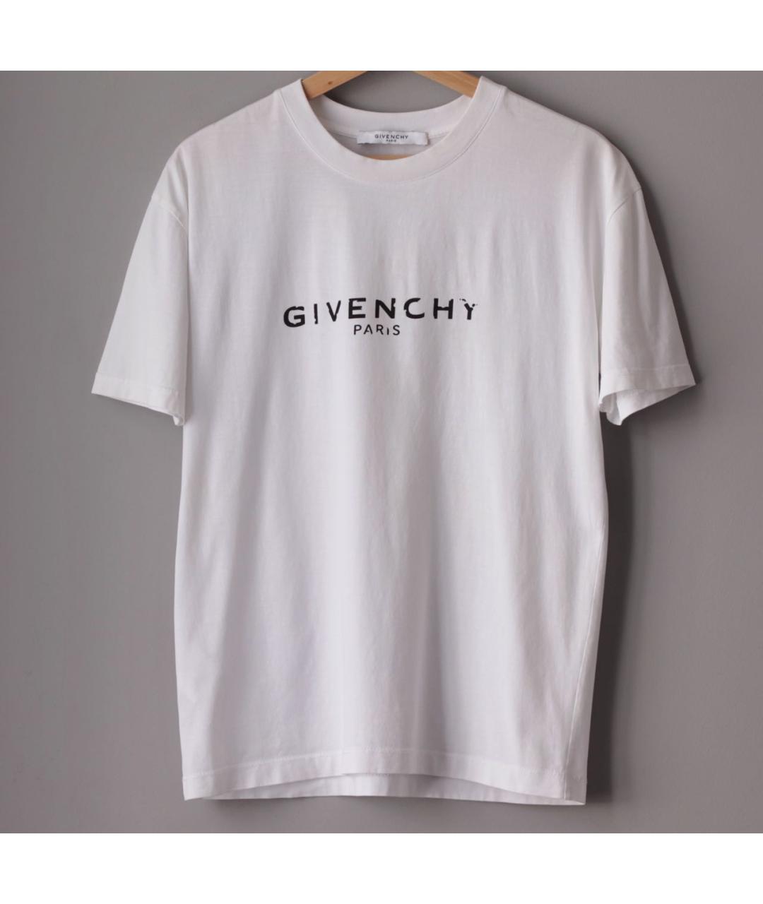 GIVENCHY Белая хлопковая футболка, фото 5