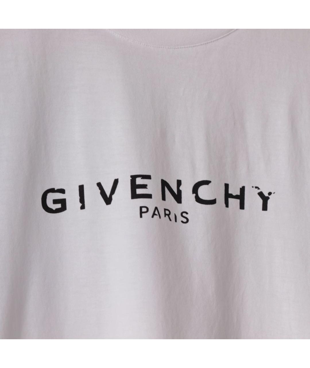 GIVENCHY Белая хлопковая футболка, фото 4