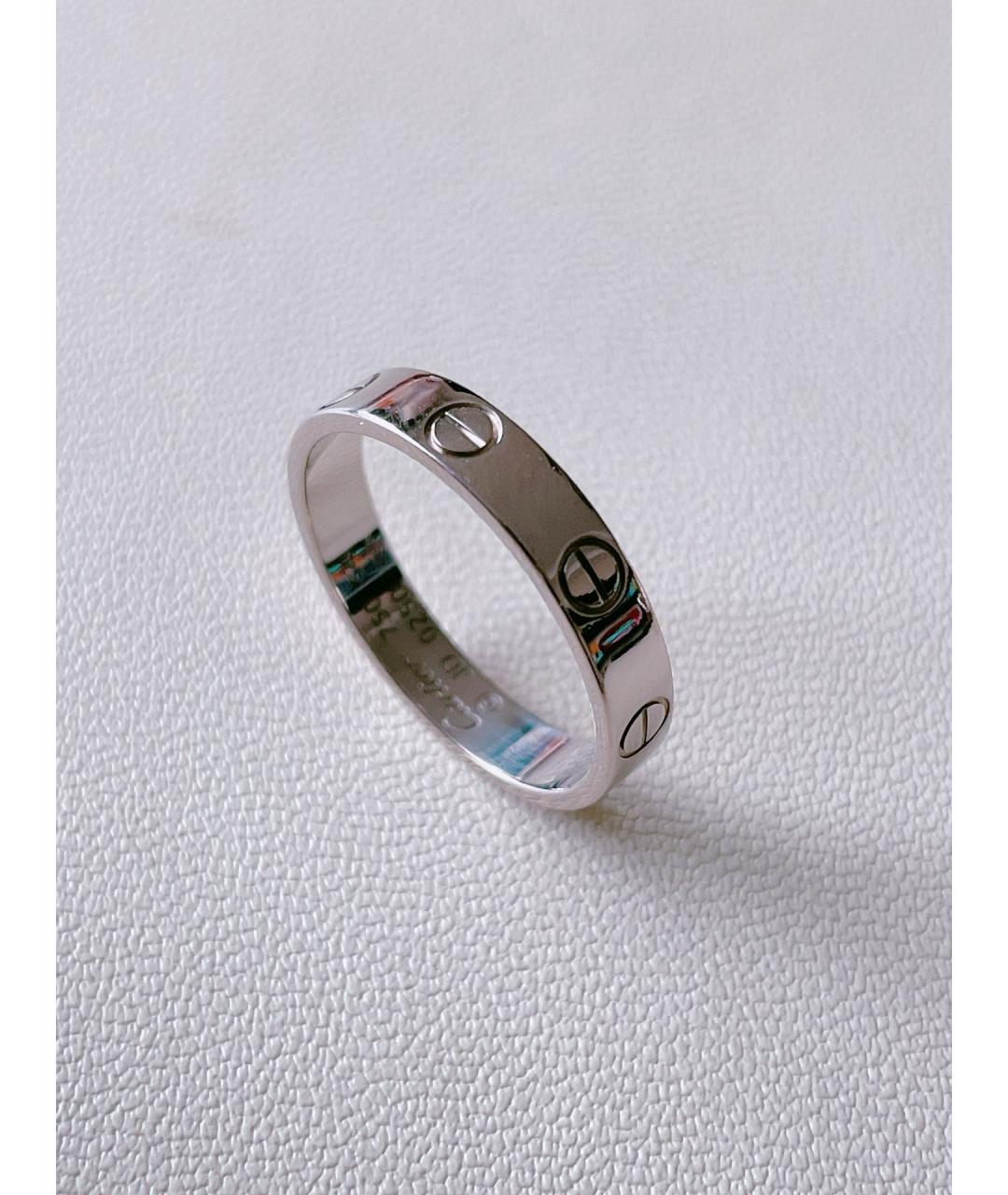 CARTIER Белое кольцо из белого золота, фото 5