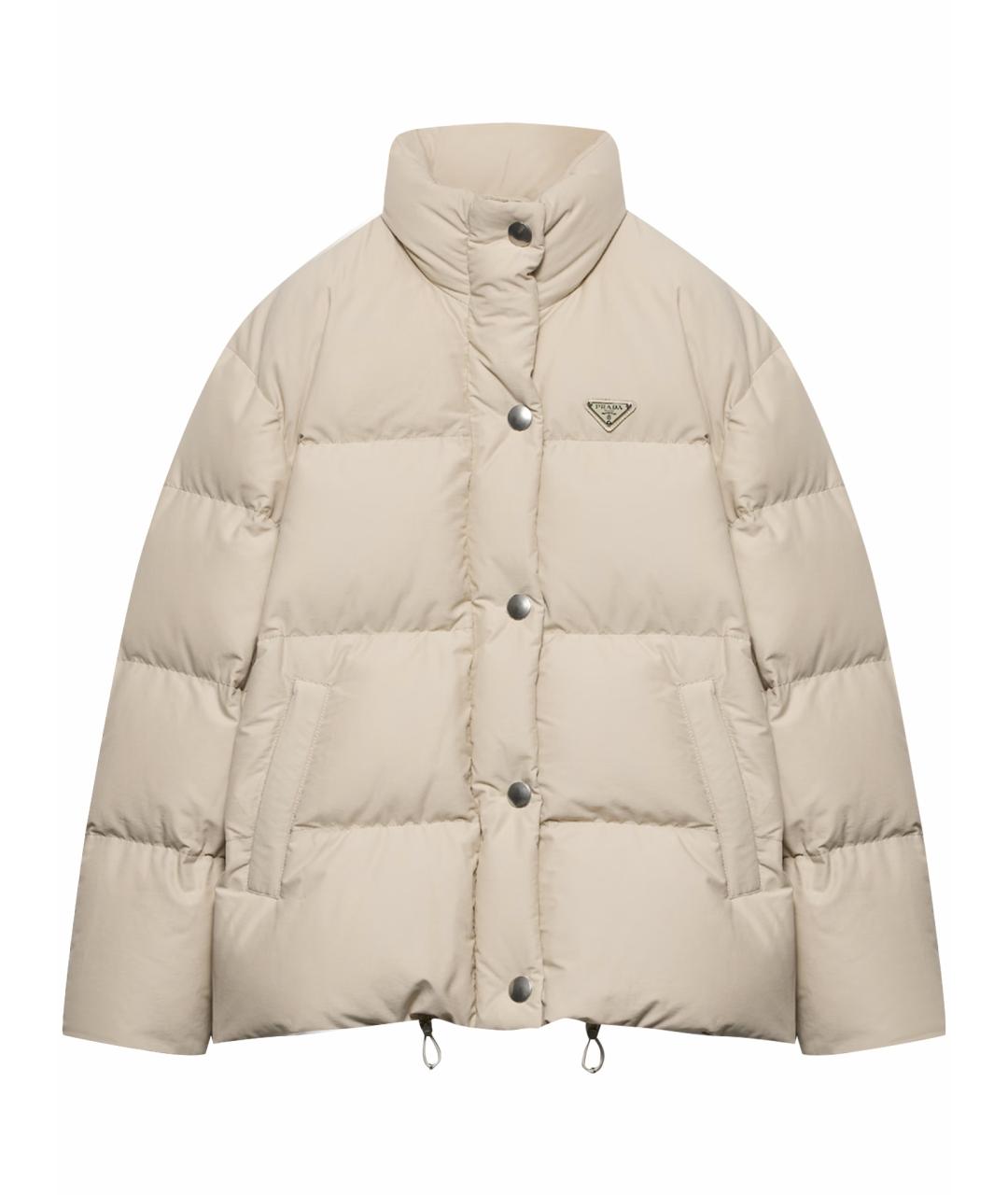 PRADA Бежевый пуховик, фото 1