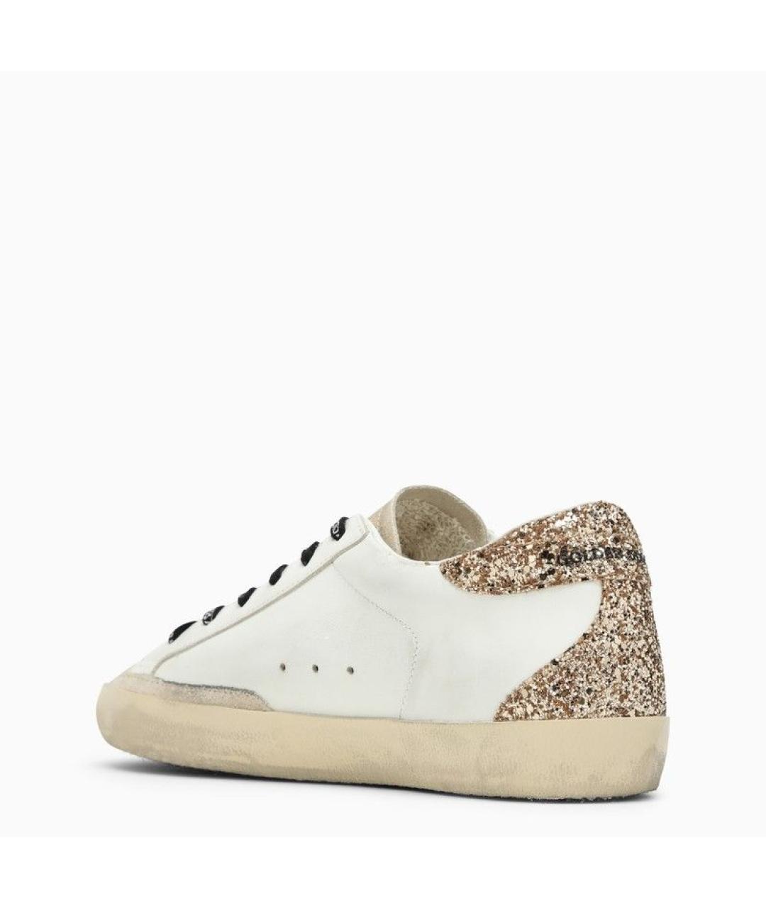 GOLDEN GOOSE Белые кожаные кеды, фото 4