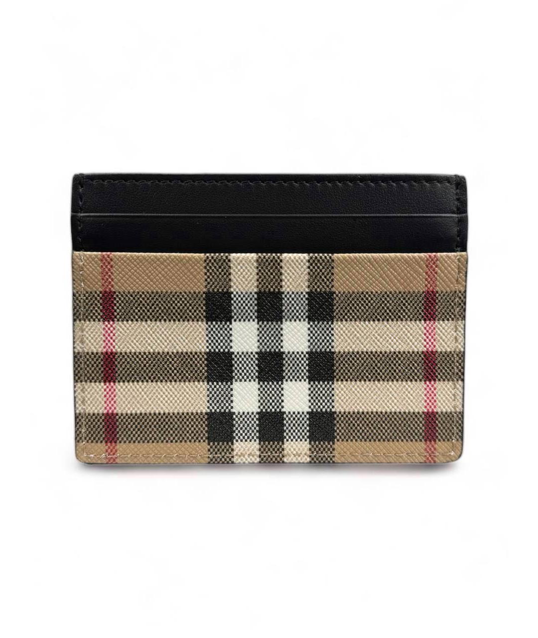 BURBERRY Коричневый кожаный кардхолдер, фото 6
