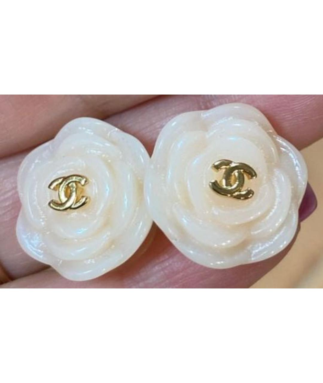 CHANEL VINTAGE Розовые серьги, фото 5