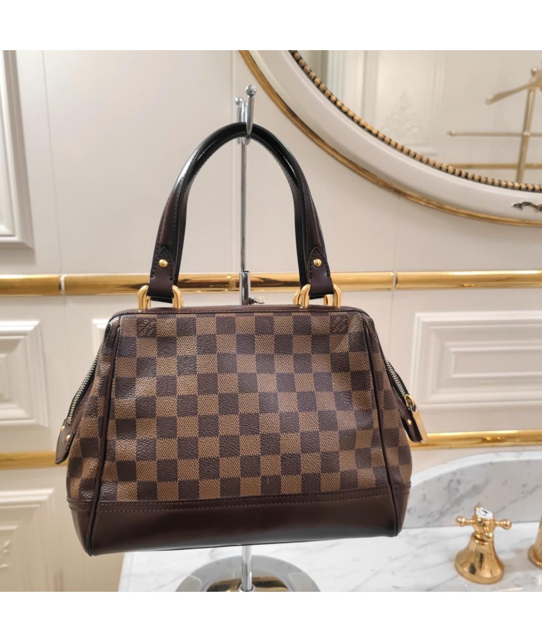 LOUIS VUITTON Коричневая сумка с короткими ручками, фото 3