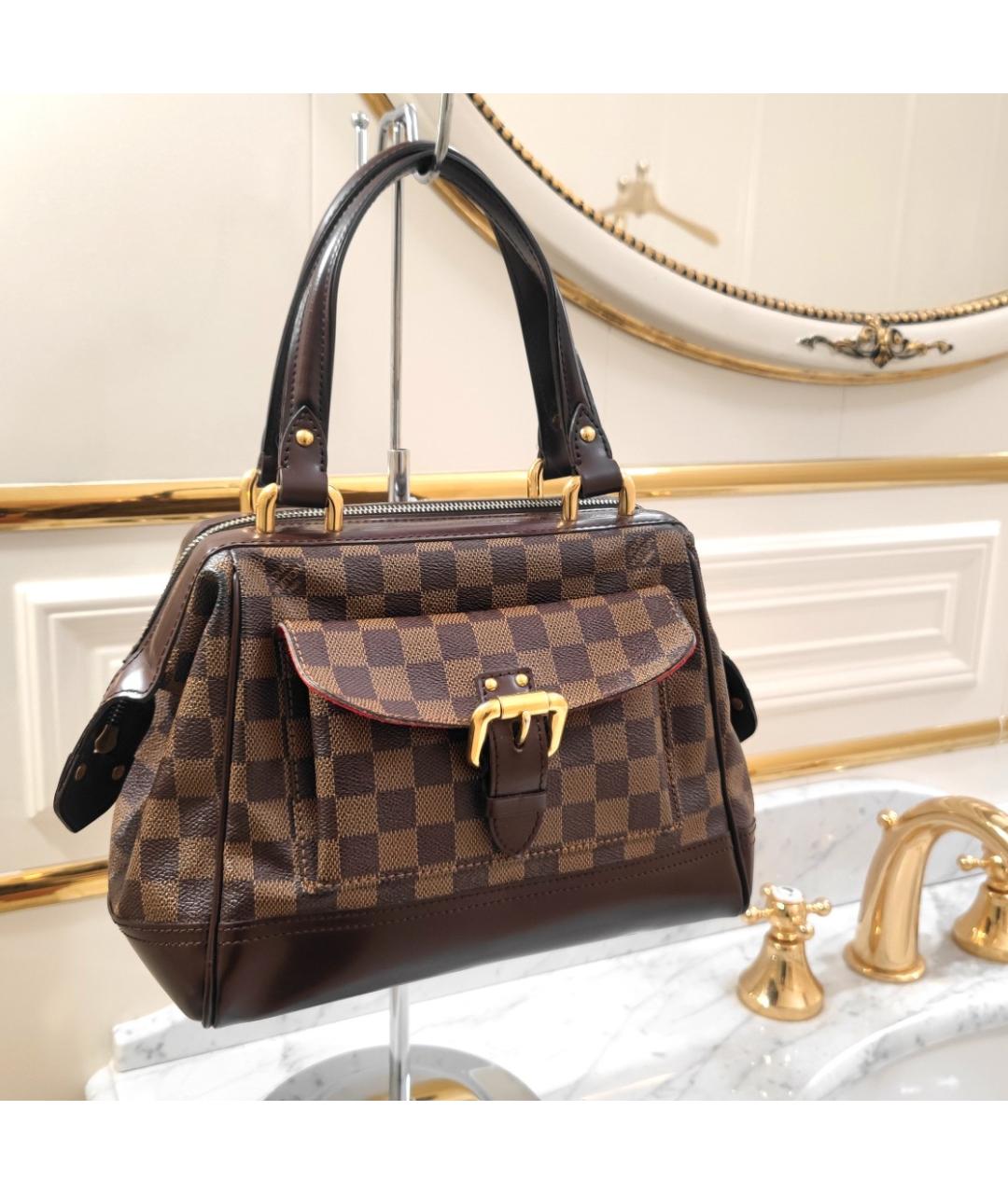 LOUIS VUITTON Коричневая сумка с короткими ручками, фото 2