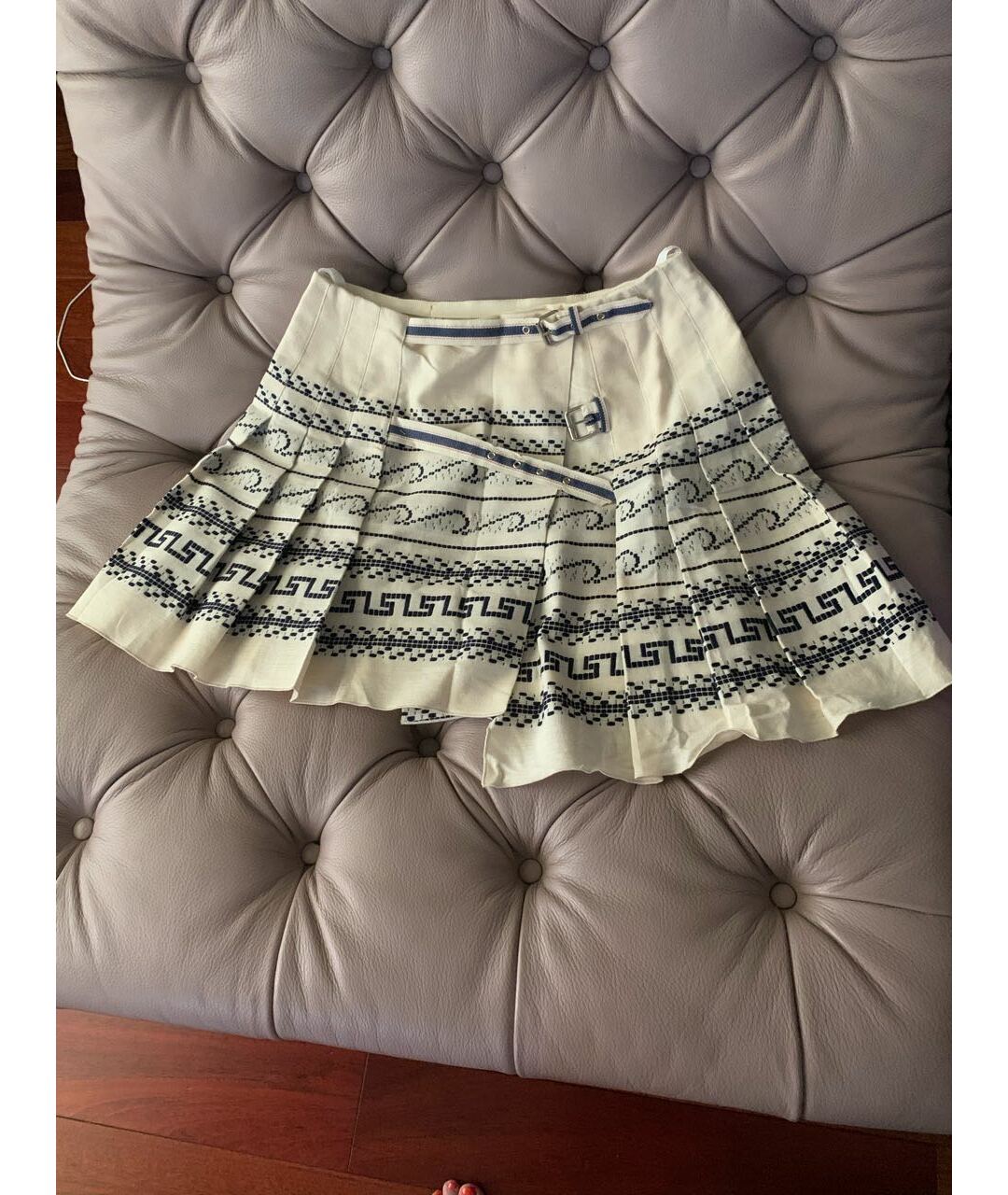 ANNA SUI Мульти хлопковая юбка мини, фото 9