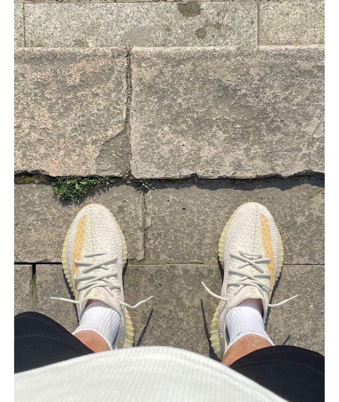 ADIDAS YEEZY Бежевые кроссовки, фото 5