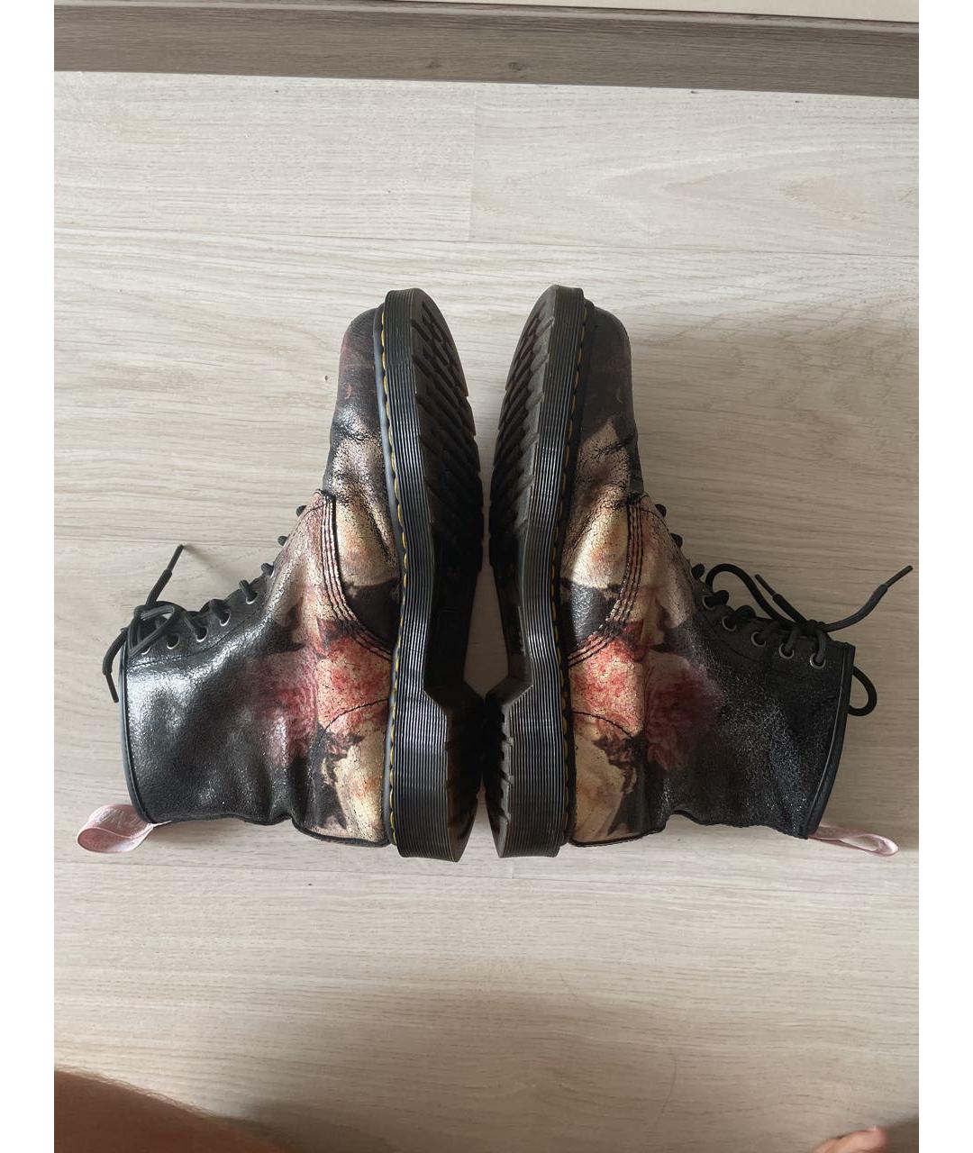 DR. MARTENS Мульти кожаные высокие ботинки, фото 2
