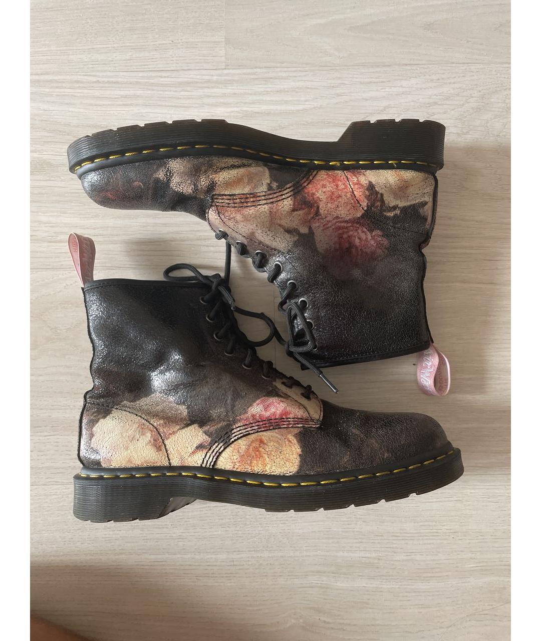 DR. MARTENS Мульти кожаные высокие ботинки, фото 9