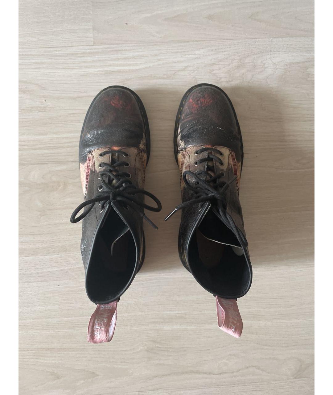 DR. MARTENS Мульти кожаные высокие ботинки, фото 3
