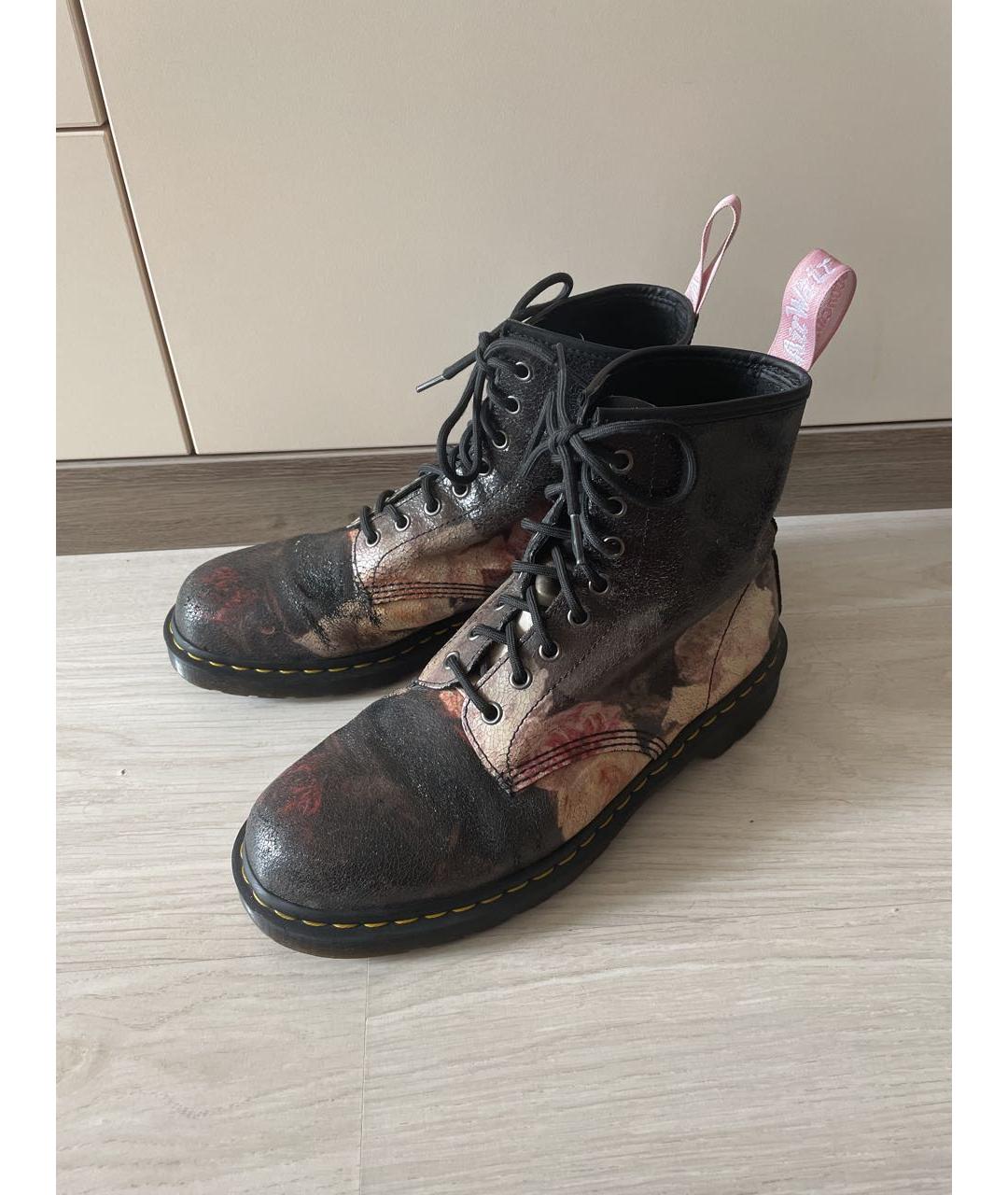 DR. MARTENS Мульти кожаные высокие ботинки, фото 4