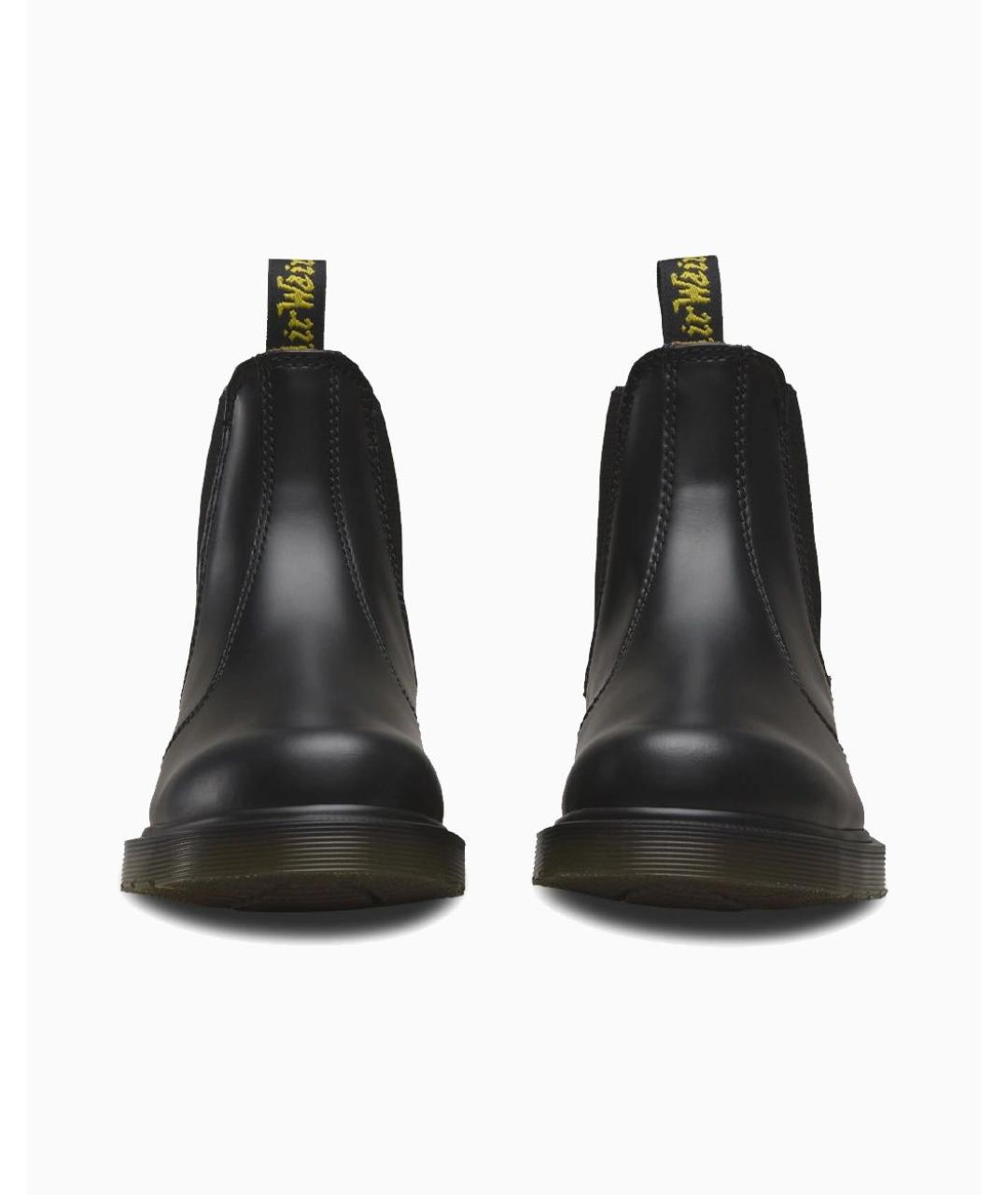 DR. MARTENS Черные кожаные высокие ботинки, фото 2