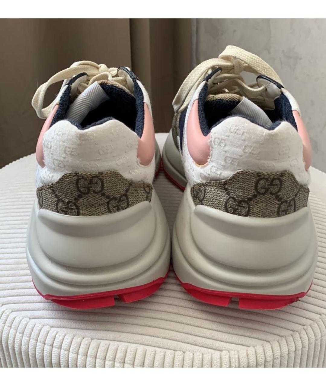 GUCCI Мульти текстильные кроссовки, фото 4